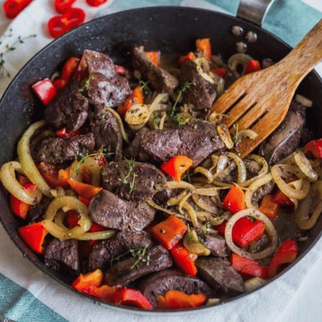 Balady Kandouz fresh beef liver kebda recipe idea