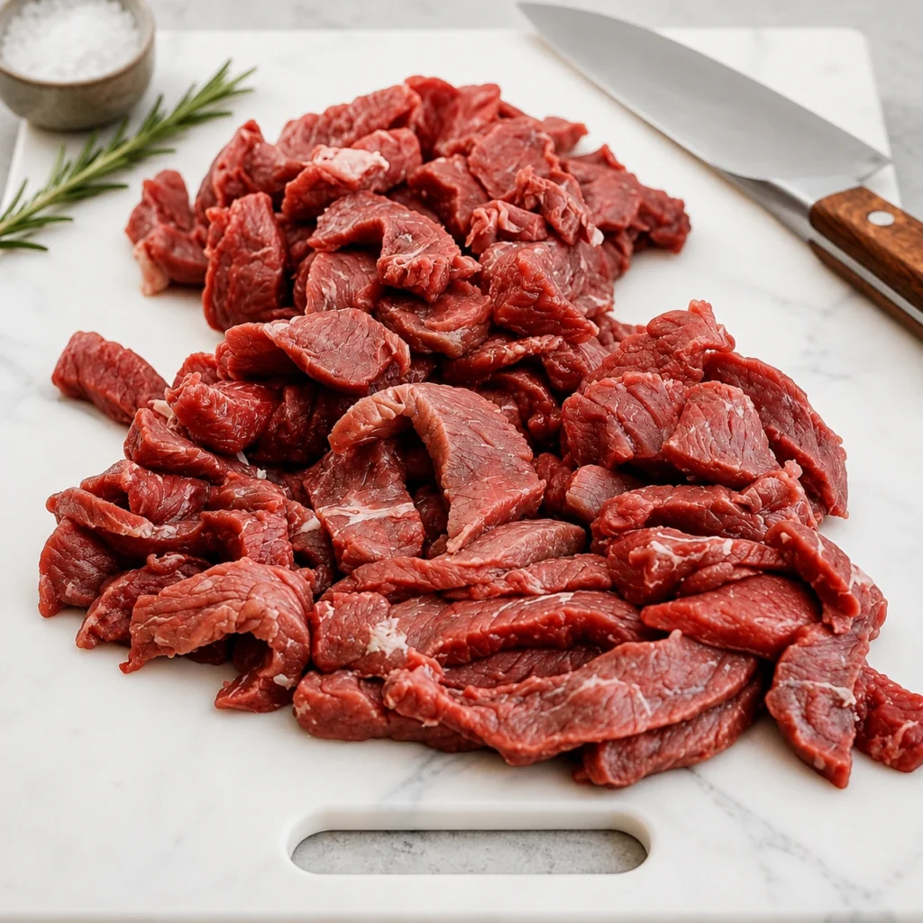 Balady Kandouz beef stroganoff strips from Farm House Egypt