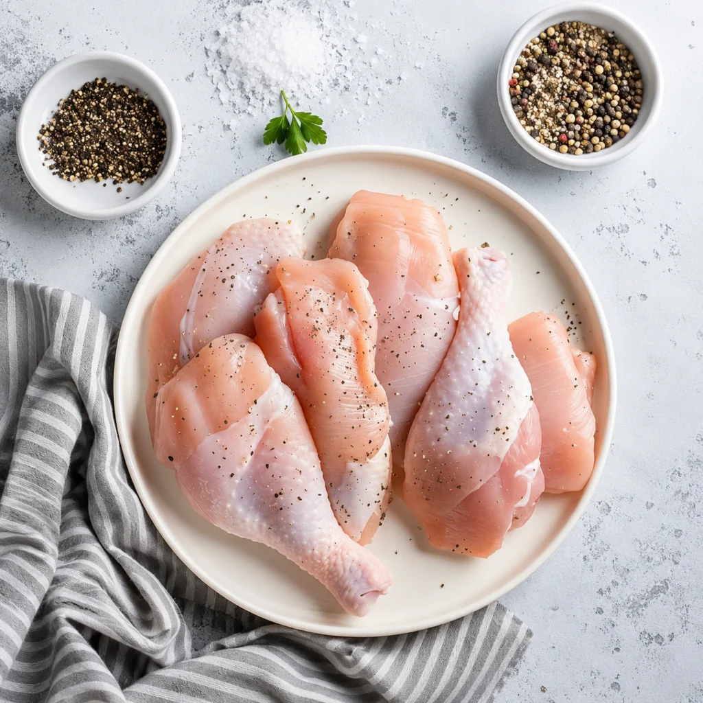 Fresh chicken drumsticks from Farm House Egypt