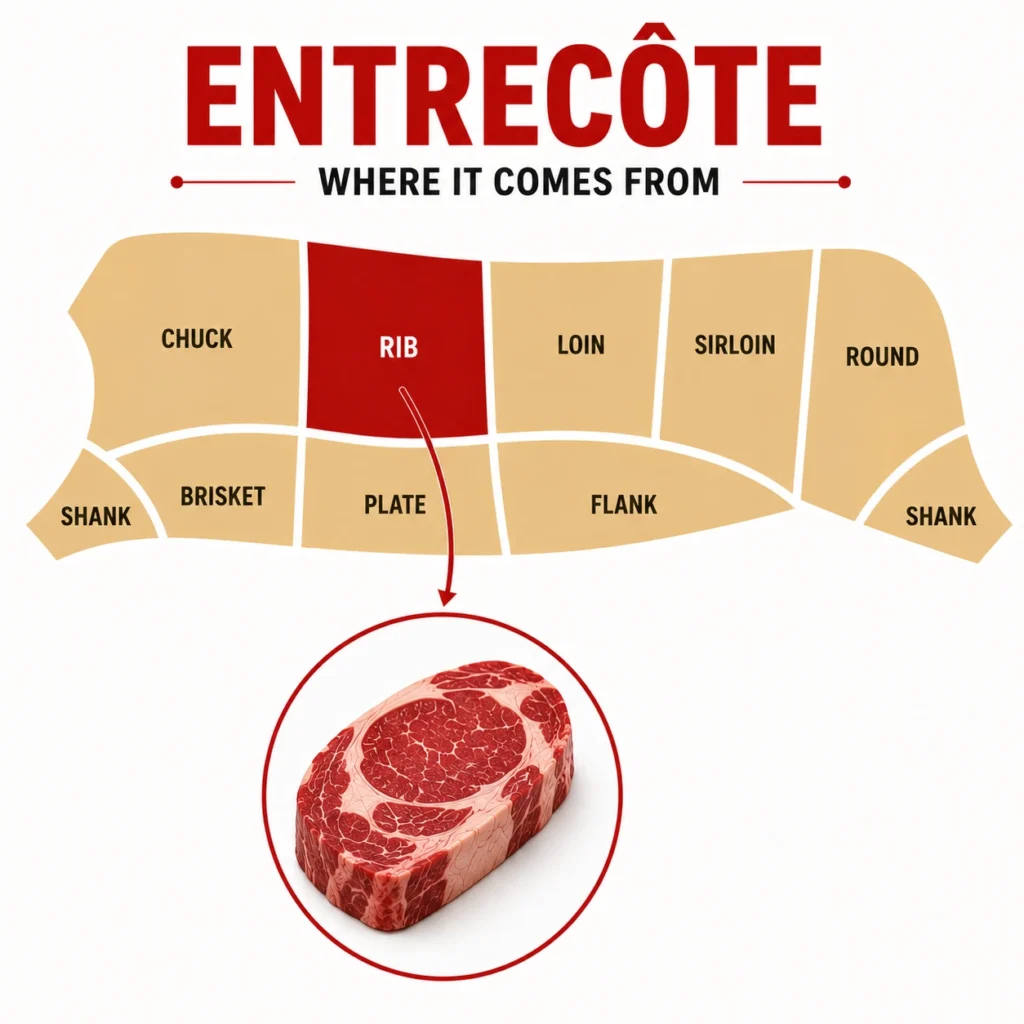 Balady Kandouz Entrecote steak from Farm House Egypt