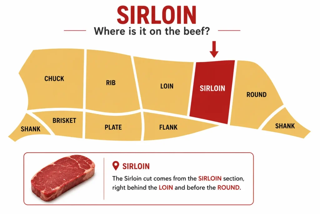 Balady Kandouz Sirloin steak from Farm House Egypt