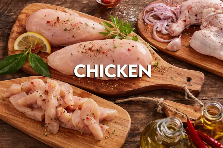 Fresh farm chicken breasts and cuts from Farm House