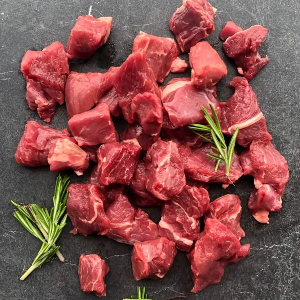 Beef Red Cubes Balady Kandouz 1 KG Lean Everyday Beef Cubes | لحمة مكعبات