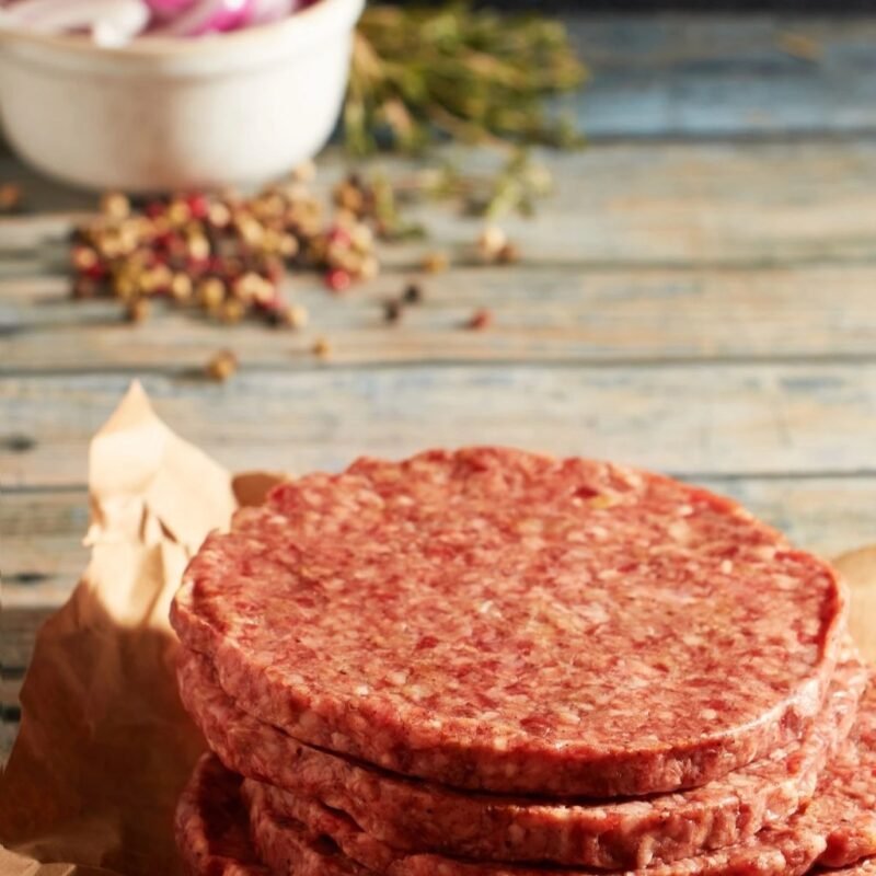 Beef Burger Patties Balady 1 KG Pure Beef Juicy Homemade Burgers | برجر لحمة