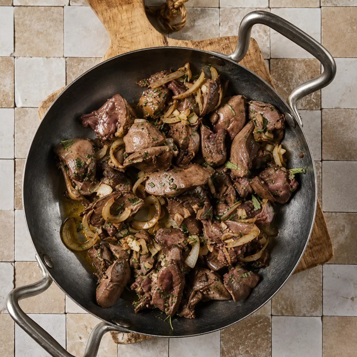 Fresh Chicken Liver Kebda 1 KG Tender & Ready to Cook | كبدة فراخ