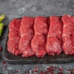 Beef Entrecote Balady Kandouz 1 KG Thin Cut Steak with Fat Cap | انتركوت